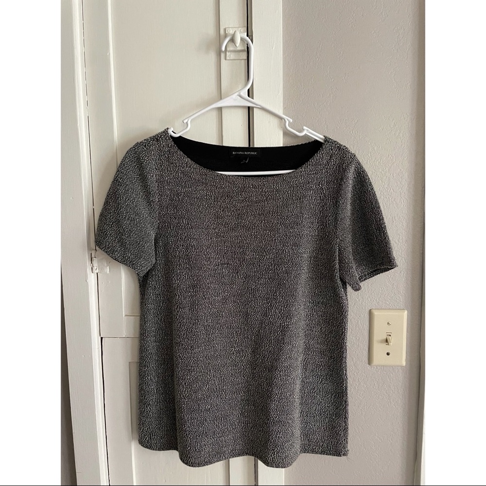 Textured Banana Republic Blouse